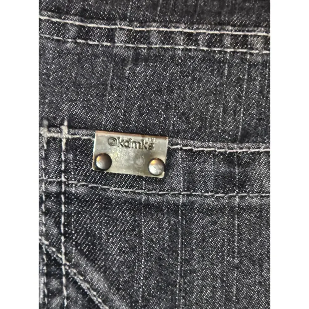 Akademiks Baggy Jeans Boys 12 Black Faded Y2K Hip Hop Skater Hipster Streetwear